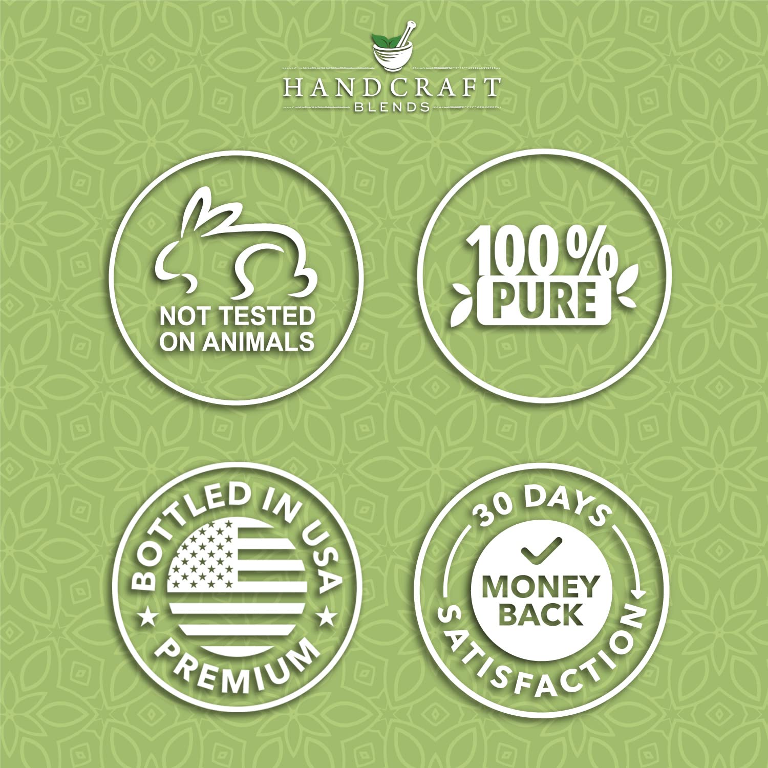 Handcraft Blends Peppermint Essential Oil - Huge 4 Fl Oz - 100% Pure and Natural - Premium Grade Essential Oil for Diffuser and Aromatherapy 24Hr Smart